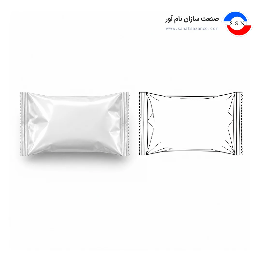 نمونه خروجی دستگاه بسته بندی پیلوپک (افقی)