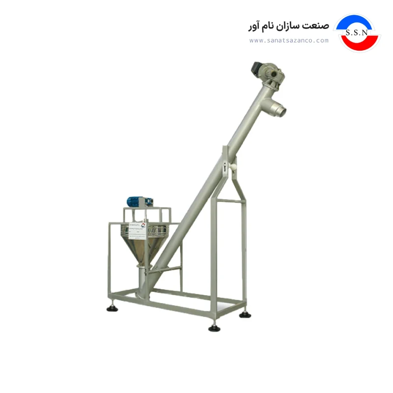 دستگاه بالابر پودری حلزونی و میکسر