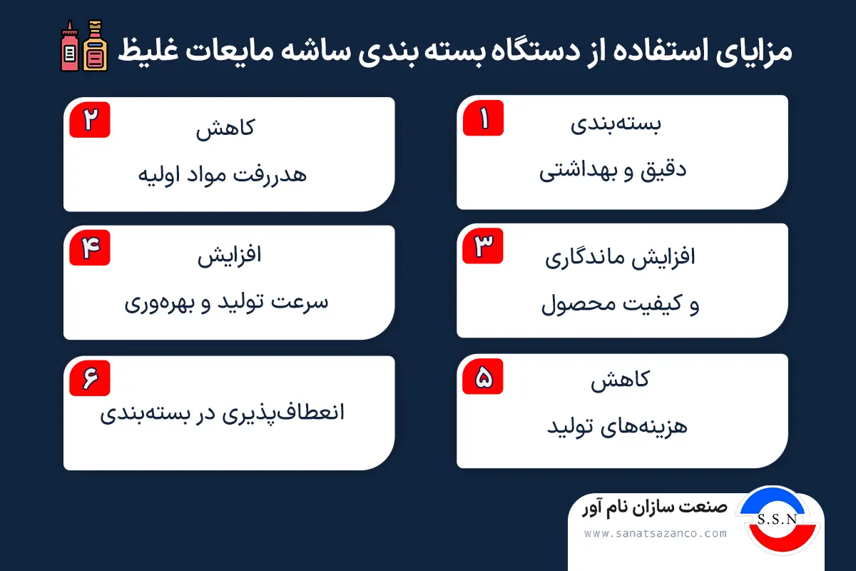 مزایای استفاده از دستگاه بسته بندی ساشه مایعات غلیظ