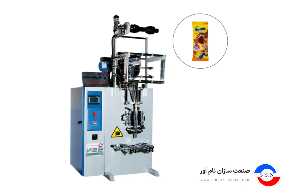 دستگاه بسته بندی ساشه پودری مدادی