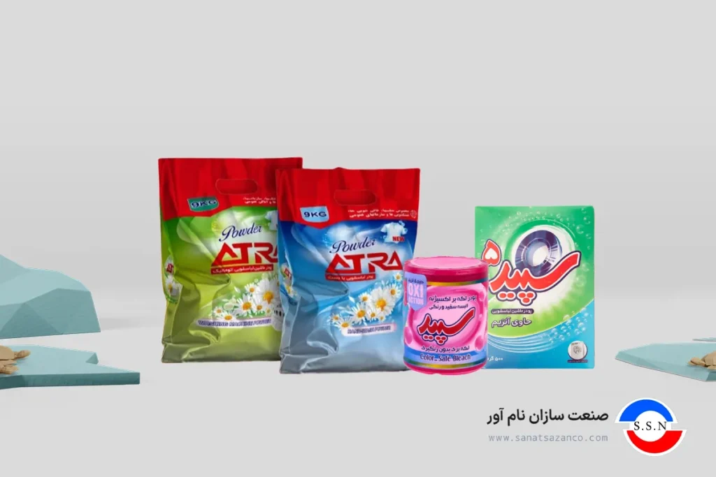 دستگاه بسته بندی پودر لباسشویی