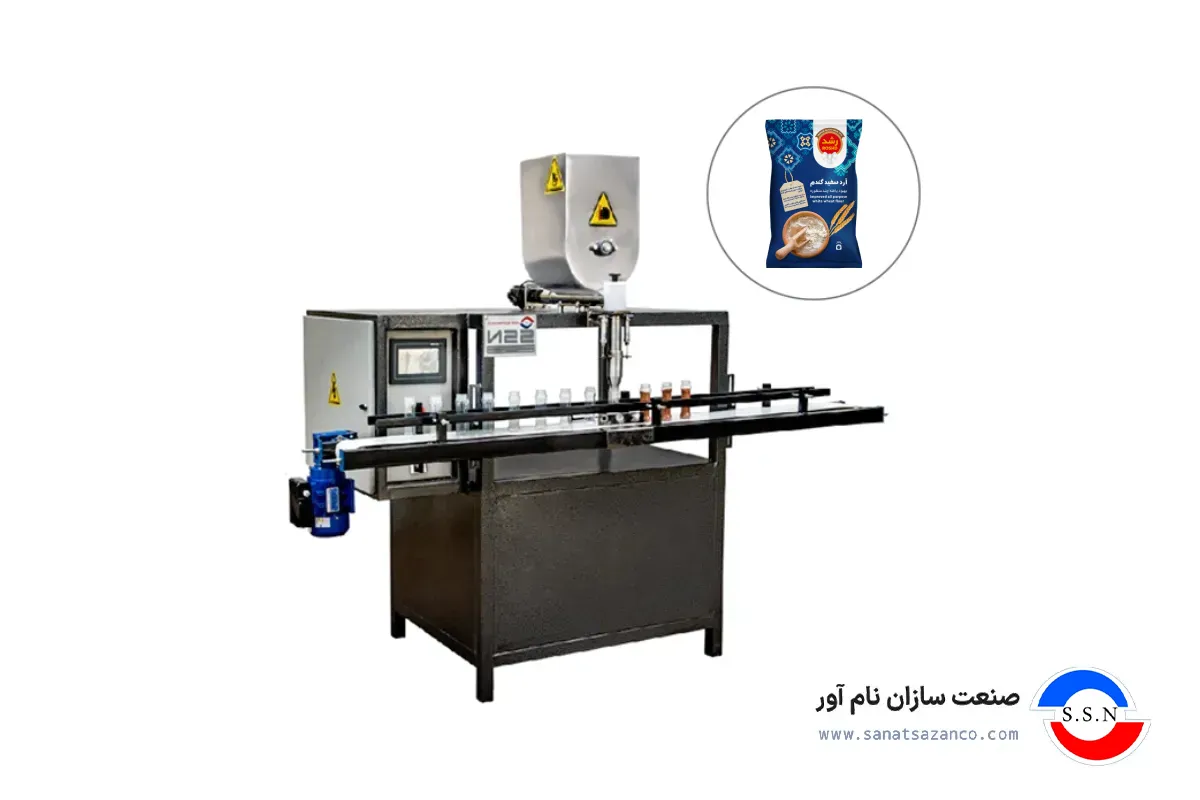 دستگاه قوطی پرکن پودری برای آرد