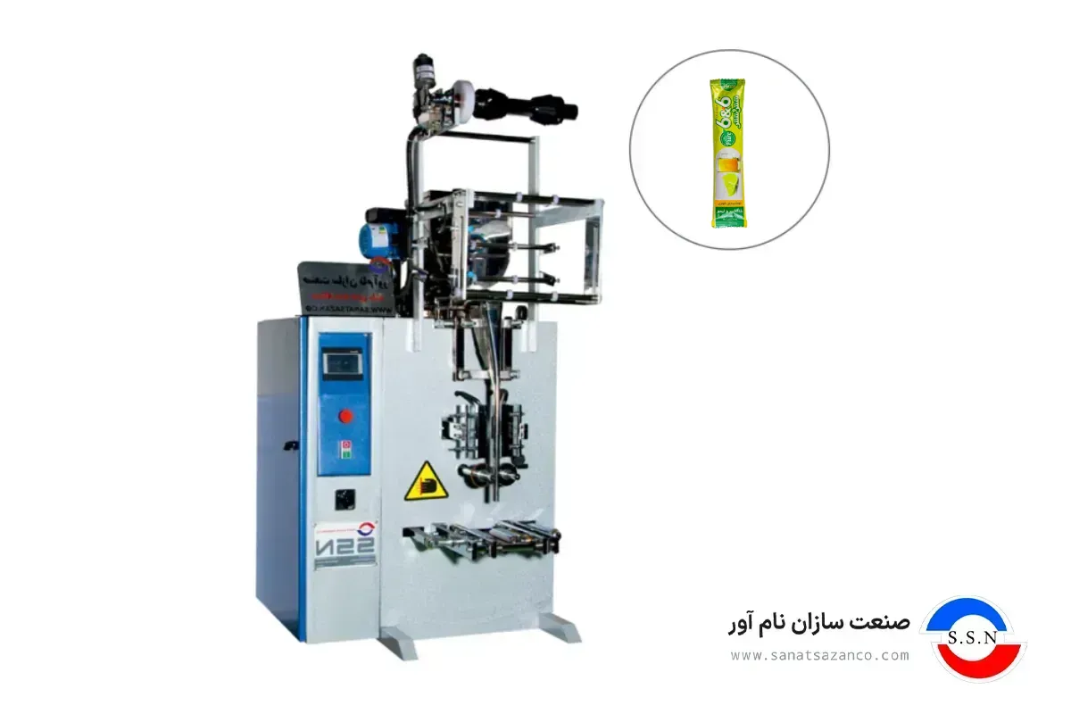 دستگاه بسته بندی ساشه پودری مدادی (استیکی)